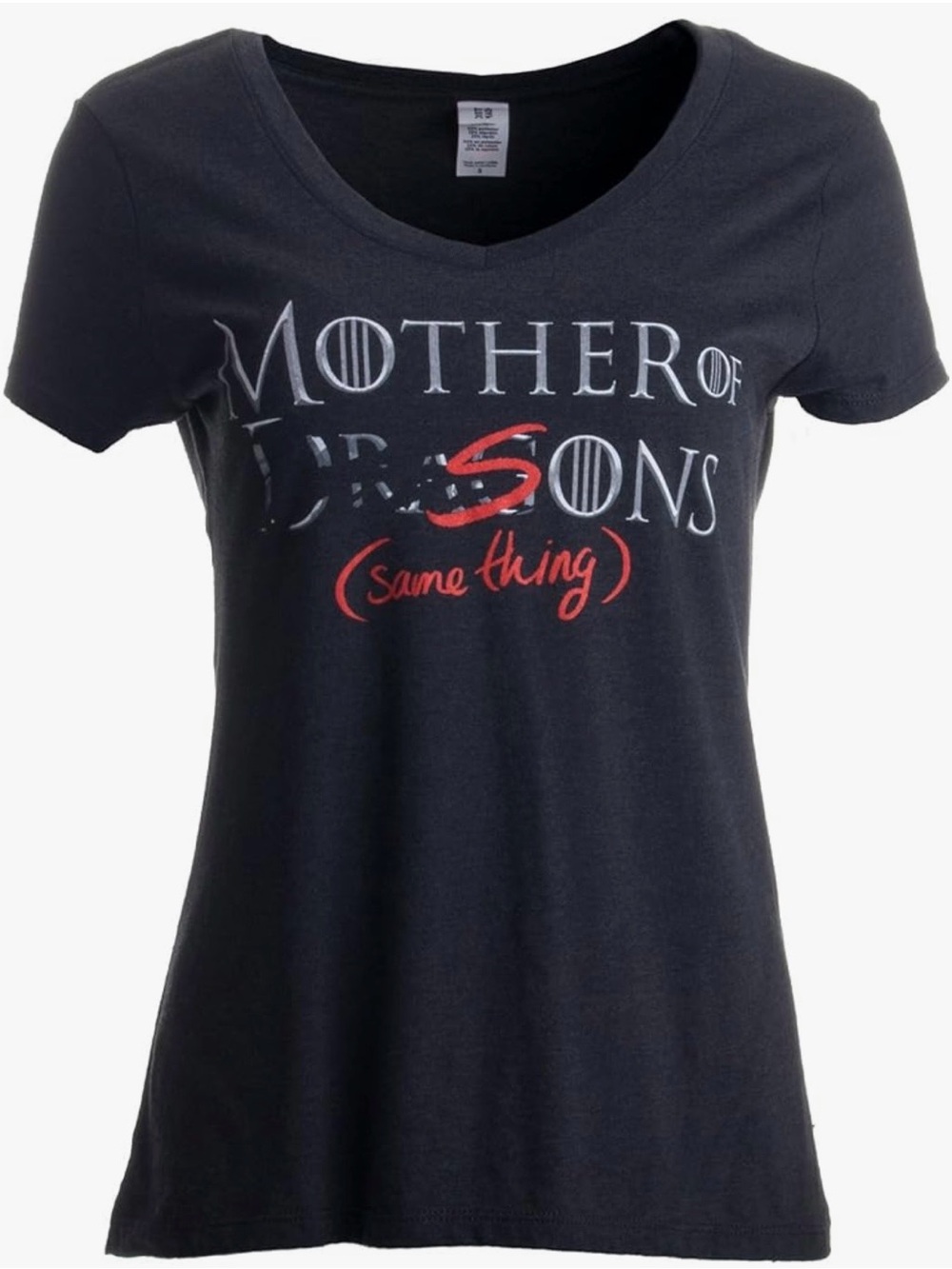District Black 'Mother of Dragons (Same Thing)' Short Sleeve Tee